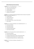 CHEM 120 Final Exam Practice Questions