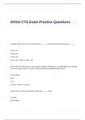 AVIXA CTS Exam Practice Questions and Answers