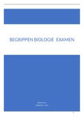 begrippenlijst voor biologie examen VWO