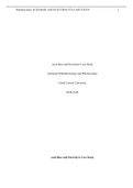 NUR 514 Week 3 Assignment - Acid based and Electrolyte Case Study: Advanced Pathophysiology and Pharmacology, Grand Canyon University