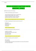 DAS145 EXPANDED FUNCTIONS DENTAL ASSISTING _ EXAM 1