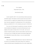 IT286 Unit1 Assignment.docx    IT- 286   Unit 1 Assignment  Purdue Global University “  IT286   Network Security Concepts   In order to explain SLE x ARO = ALE, we must first discuss what the acronyms mean and what they represent.  SLE represents  how muc