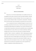 HI135  U4 assignement   1 .docx  HI135  Unit 4 Assignment HI135  Purdue Global  Disclosure and Documentation  Part 1  Patient privacy is one of the most important things we do as healthcare providers. Laws and regulations are put in place to ensure that e