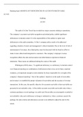 AC410 Unit 5 Assignment 2.docx    Running head: SIGNIFICANT DEFICIENCIES IN ACCOUNTS RECEIVABLE  AC-410  Auditing AC410  The audit of A-One Travel has revealed two major concerns relating to operations. The company ™s accounts receivable recognition and r