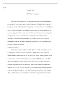 -.docx  H1300  Security Plan  H1300 Unit 7 Assignment  Healthcare data holds sensitive and important information that pertains health and personal profile from social security to health backgrounds. Safeguards holds a big role to help protect sensitive in