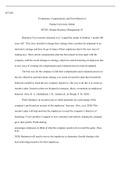 MT203 01 Unit 7 Assignment.docx    MT-203  Evaluations, Compensation, and Firm Objectives  Purdue University Global  MT203: Human Resource Management “01  Braintrust Toys mission statement is to  œexpand the minds of children 1 month-100 years old . They