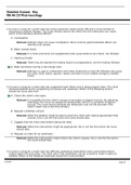 Detailed Answer Key RN 46 C9 Pharmacology. 116 Questions and Answers With Rationale