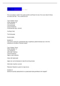 Set 1Final Exams-NR-519 Advanced Nursing Practice Across the Health Continuum Health Assessment,Pathophysiology & Pharmacology