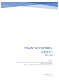 VERANTWOORDINGS-VERSLAG B1-K1-W6 