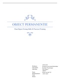 Ontwikkelingspsychologie - Onderzoeksverslag objectpermanentie