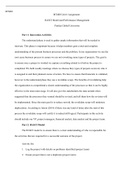 DPriceMT400_Assignment_Unit_6.docx  MT400  MT400 Unit 6 Assignment:  RASCI Model and Performance Management  Purdue Global University  Part 1: Innovation Activities  The understand phase is used to gather ample information that will be needed to innovate.