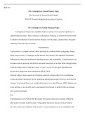 BUS_629_The_Contemporary_Global_Financial_Paper_Final.pdf  BUS 629  The Contemporary Global Finance Paper  The University of Arizona Global Campus  BUS 629 Financial Budgeting Forecasting & Analysis  The Contemporary Global Financial Paper  Contemporary F