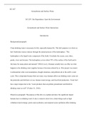 week_3_lab    SCI 207  Groundwater and Surface Water  SCI 207: Our Dependence Upon the Environment  Groundwater and Surface Water Interactions  Introduction  Background paragraph:  Clean drinking water is necessary for life, especially human life. This la