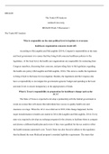 The_Tradeoff_Analysis.docx    MHA620  The Trade-Off Analysis Ashford University  MHA620 Week 5 Discussion 1  The Trade-Off Analysis  Who is responsible on the state political level to legislate to overcome healthcare organization concerns (trade-off)  Acc