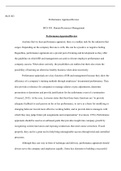 Performance_Appraisal_Review.docx  BUS 303  Performance Appraisal Review  BUS 303: Human Resources Management  PerformanceAppraisalReview  Anytime that we hear performance appraisal, there is a sudden rush for the unknown that surges. Depending on the com