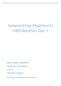 Samenvatting Staatsrecht HBO-Rechten jaar 1