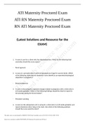 NURSING RN  Maternity Proctored Exam 2021