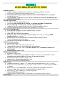 NR 328 FINAL EXAM STUDY GUIDE 3 VERSIONS / NR328 FINAL EXAM STUDY GUIDE 3 VERSIONS: 100% CORRECT,CHAMBERLAIN COLLEGE OF NURSING