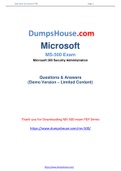 How Microsoft MS-500 Exam Dumps [2021]