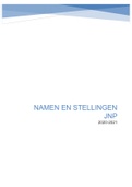 NAMEN & STELLINGEN Journalistieke Nieuwsgaring en Productie