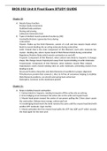 BIOS 252 FINAL EXAM UNIT 8 STUDY GUIDE 1