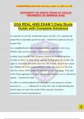 UGA REAL 4000 EXAM 3 Dietz Study Guide with Complete Solutions