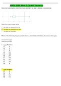 MATH 225N Week 3 Central Tendancy-ALL the Questions And Answers(2020).