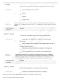 PATHOPHSIO NSG5003 WEEK 2 PATHO QUIZ (100% CORRECT)