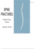 spine emergencies and spine fractures