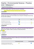 Sophia - Environmental Science - Practice Unit 1 Milestone 1