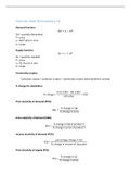 IB Economics Formula Sheet