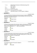 Exam (elaborations) NUR 6501N Week 2 Quiz Chamberlain College of Nursing (NUR 6501N Week 2 Quiz Chamberlain College of Nursing)