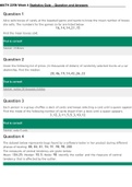 MATH 255N WEEK 4 STATISTICS QUIZ WITH ANSWERS