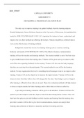 BUS  FP4047   Assessment 4 1.docx                BSN_FP4047                                                                           CAPELLA UNIVERSITY   ASSESSMENT 4                                                  DEVELOPING A TRIANING EVALUATION PLAN 