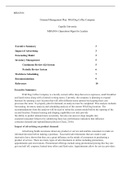 Assignment 2 Demand Managment.docx    MBA5016  Demand Management Plan: Wild Dog Coffee Company  Capella University  MBA5016: Operations Mgmt for Leaders  Executive Summary  3  Impact of Advertising  3  Forecasting Model  3  Inventory Management  5  Contin