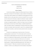 NURS FPX4010   Assessment2 2.docx  NURS-FPX 4010  Interview and Interdisciplinary Issue Identification  NURS-FPX4010  Capella University  Interview Summary  I am interviewing a healthcare colleague from a different hospital. Her name is Charlene, and she 