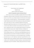 MSN FP6212   Assessment3 1.docx  Running head: OUTCOME MEASURES, ISSUES, AND OPPORTUNITIES                              1  MSN_FP6212  Outcome Measures, Issues, and Opportunities  Capella University  Health Care Quality Safety Management  Analysis of Orga