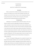 MSN FP6105   Teaching Strategies Assessment 3 1.docx  MSN-FP6105  Teaching Strategies Capella University  MSN-FP 6105: Teaching and Active Learning Strategies  Introduction  Modern, economically driven, healthcare environment puts great emphasis on the ou