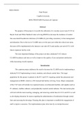 MSN FP6030   Assesment6 1.docx    MSN-FP6030  Final Project Capella University  MSN-FP6030 MSN Practicum & Capstone  Abstract  The purpose of this project is to justify the utilization of a vascular access team (VAT) at  Baylor Scott and White Medical Cen