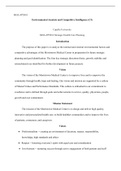 MHA FP5010 Assessment1 1.docx  MHA-FP5010  Environmental Analysis and Competitive Intelligence (CI)  Capella University  MHA-FP5010 Strategic Health Care Planning  Introduction  The purpose of this paper is to analyse the internal and external environment