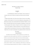 MBA FPX 5060   Assessment 4 1.docx  HRM-FPX 5060  HR Challenge: The Employee Experience  HRM-FPX 5060  Introduction  As an HR Professional, I currently work at "Hospital A" where our mission is to incorporate a large variety of clinical care, educat