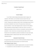 MBA FPX 5014   Assessment2 1.docx  MBA-FPX 5014  Evaluation of Capital Projects  MBA-FPX 5014  Executive Summary  As one of Maria's trusted and high-performing financial analysts' managers at the corporation to ABC healthcare, senior leadership, hav