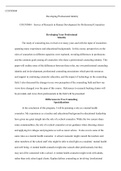 U10A1 DevelopingProfessionalIdentity.docx  COUN5004  Developing Professional Identity  COUN5004 “ Survey of Research in Human Development for Professional Counselors  Developing Your Professional Identity  The study of counseling has evolved over many yea