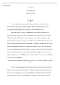 PYSCH FPX3002   Assessment3 1.docx  PYSCH_FPX3002  Assessment 3  PSYC-FPX3002  Capella University  Introduction  For years there has been an incredible debate on whether or not violent video games/media provoke aggressive behavior and/or violence within t