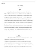 PSY 7714 U7A1 Assignment  Best Practices Supervision Sessions.edited.docx  PSY-7714  Unit 7 Assignment PSY -7714  Abstract  Providing effective and professional feedback is an imperative skill to value as a BCBA. Feedback happens to be a strong method tha