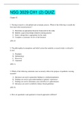 NSG 3029 CH1 (2) QUIZ