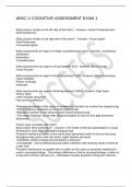 WISC-V COGNITIVE ASSESSMENT EXAM 1