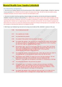 VSIM Sandra Littlefield / Mental Health Case: Sandra Littlefield - Document your findings related to the focused assessment of Ms. Littlefield’s coping strategies. Include her responses to your assessment (answered) spring 2021