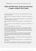 Publix Deli ROI Study guide Exam Questions Complete Solutions 2024 Update