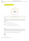 Elsevier Adaptive Quizzing - Quiz performance with well explained rationales